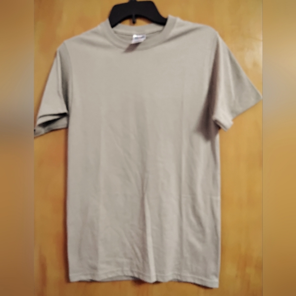 Bundle of 5 Classic Child Heavyweight Khaki T-Shirts Size S